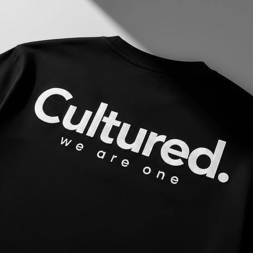 Back with embroidery emphasis - Black/White