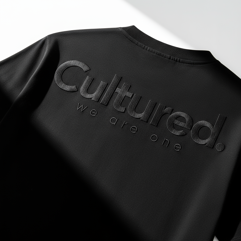 Clean studio back - Black/Black with embroidery