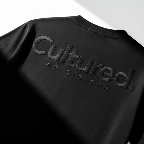 Clean studio back - Black/Black with embroidery