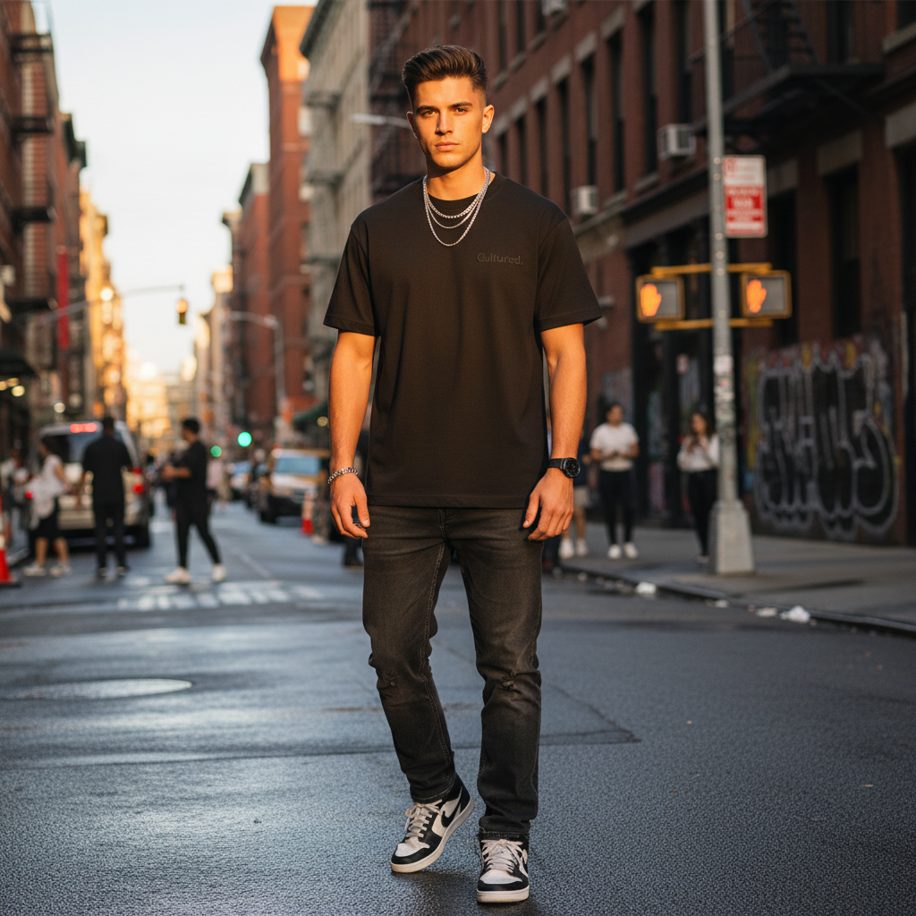 Urban lifestyle shot with natural lighting